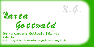 marta gottwald business card